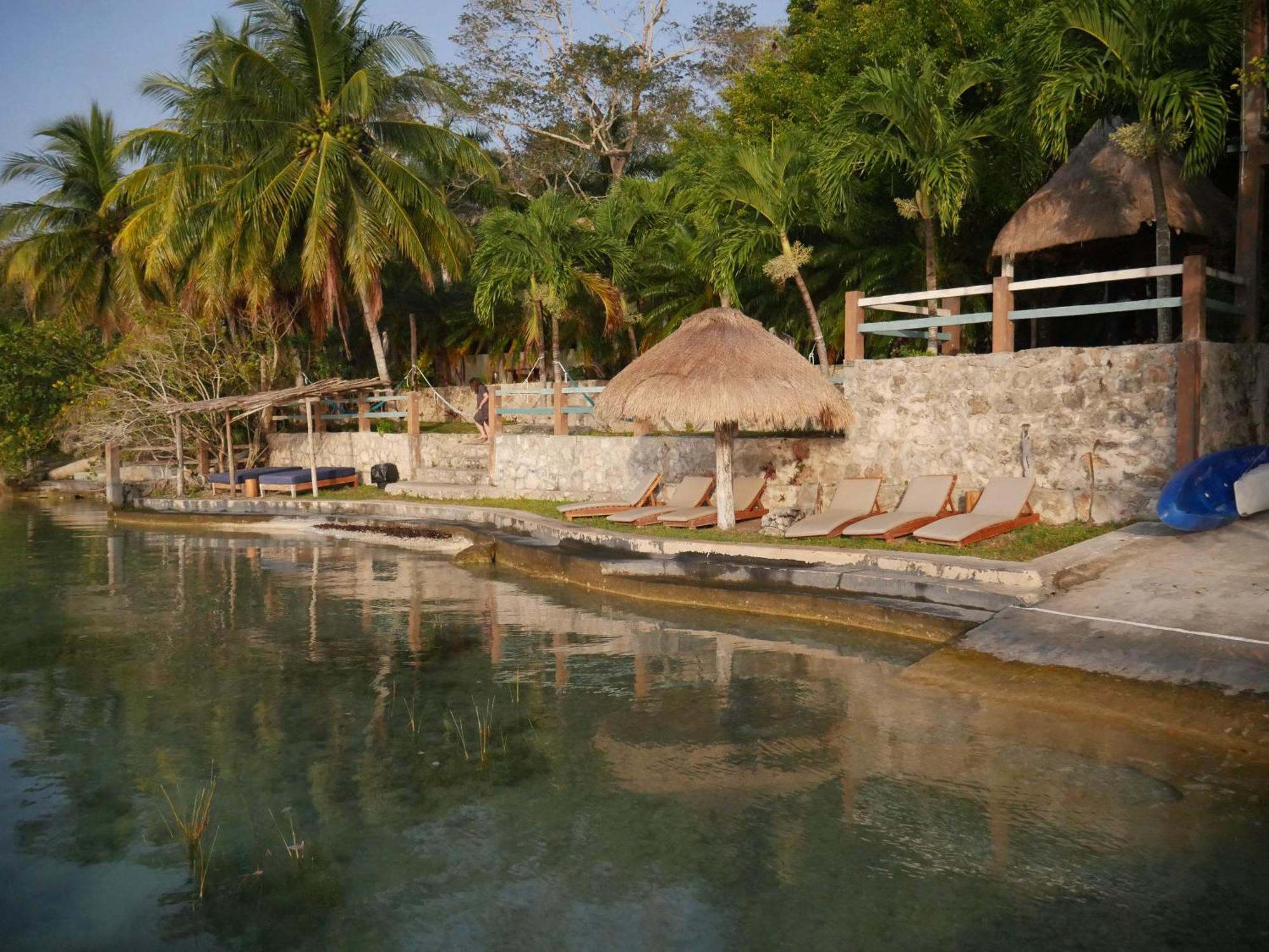 Villa Santuario Lake Front Oasis Bacalar Kültér fotó
