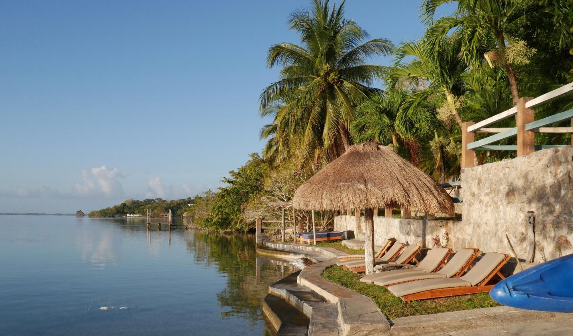 Villa Santuario Lake Front Oasis Bacalar Kültér fotó