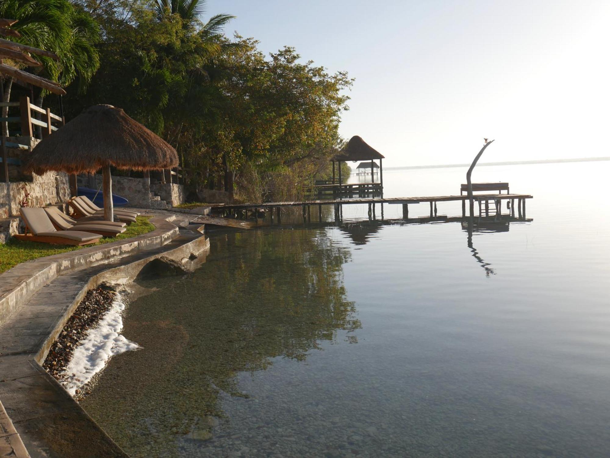 Villa Santuario Lake Front Oasis Bacalar Kültér fotó