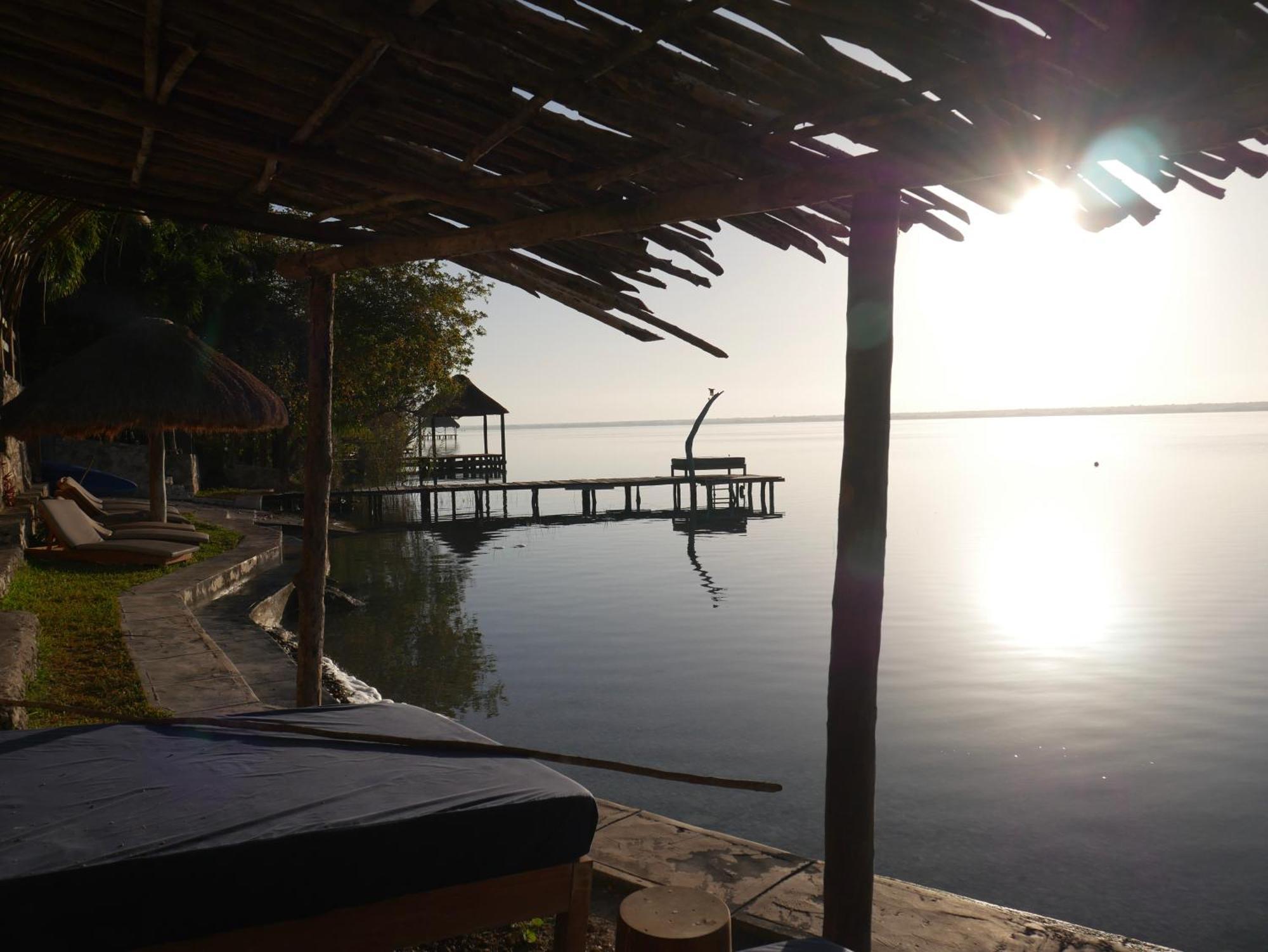 Villa Santuario Lake Front Oasis Bacalar Kültér fotó